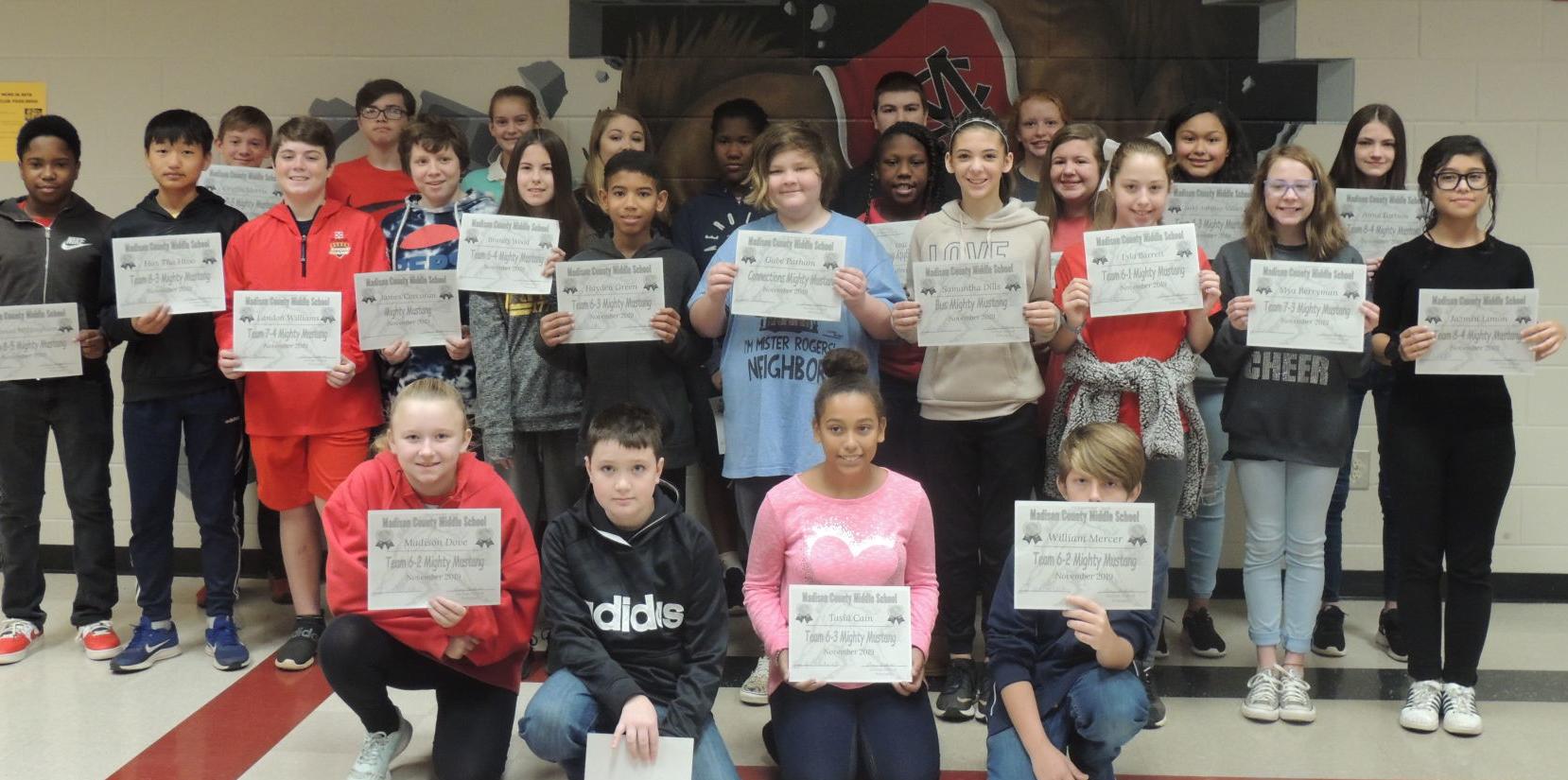 MCMS recognizes ‘Mighty Mustangs’